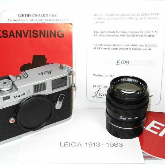 Leica M4-P Silver special edition “1913-1983” Set with Leica 50/1