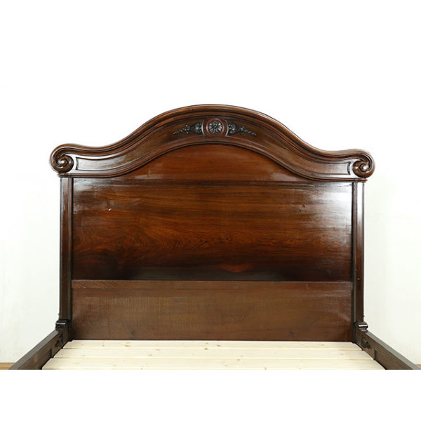 1910年頃 ローズウッド材 フランス アンティーク・ベッドフレーム