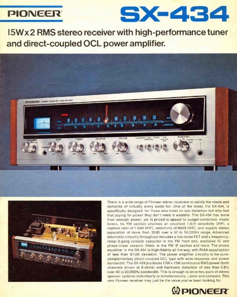Pioneer SX-434 | Classic Receivers