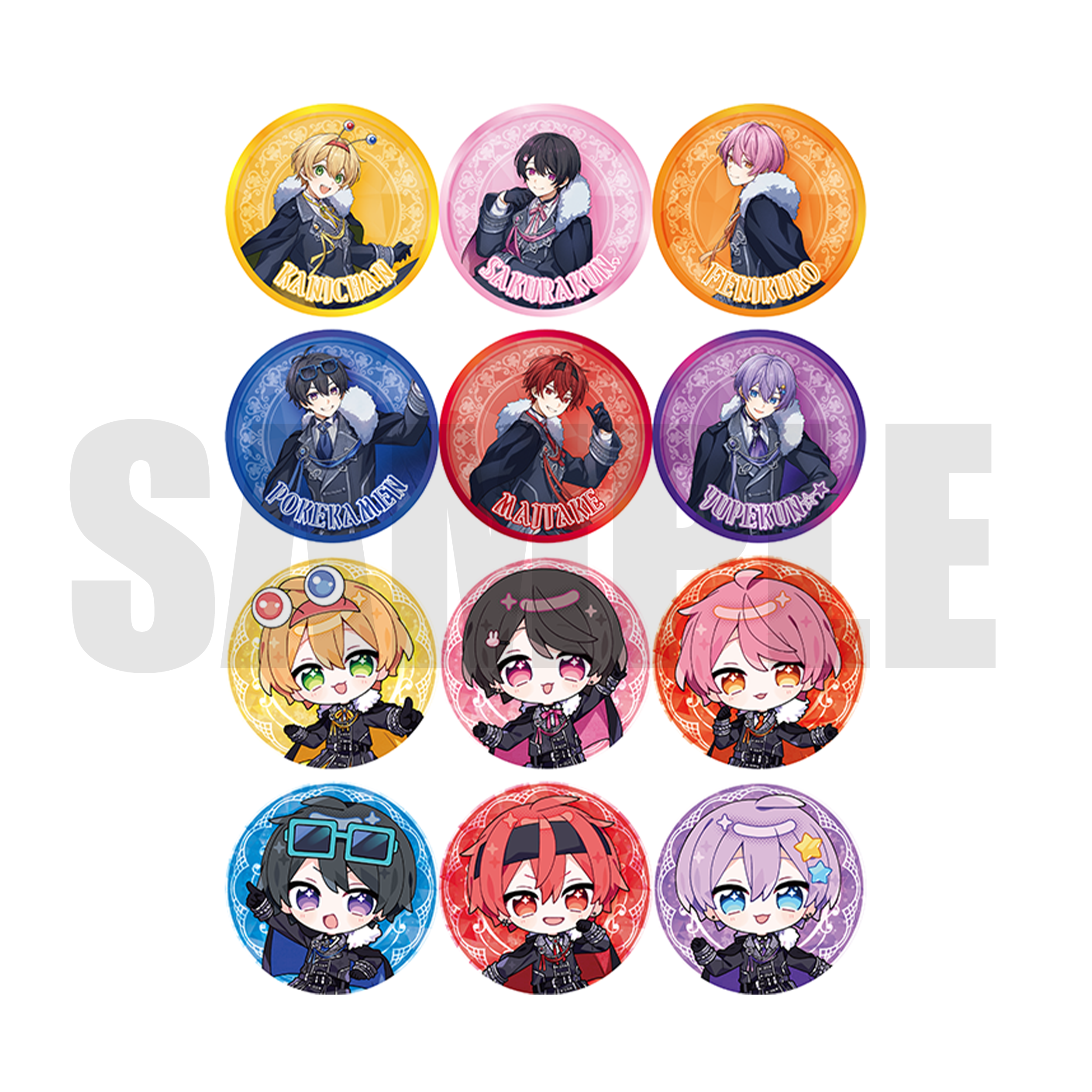 ゆぺくん 缶バッジ adventure tour 2023 夏ツ 等身 80個 GOODS(販売商品) |