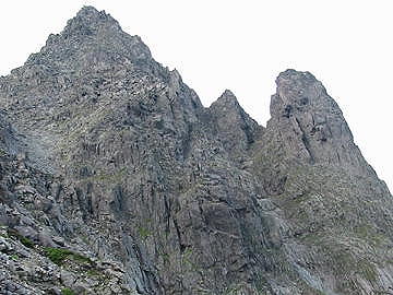 槍ヶ岳のラインストーン