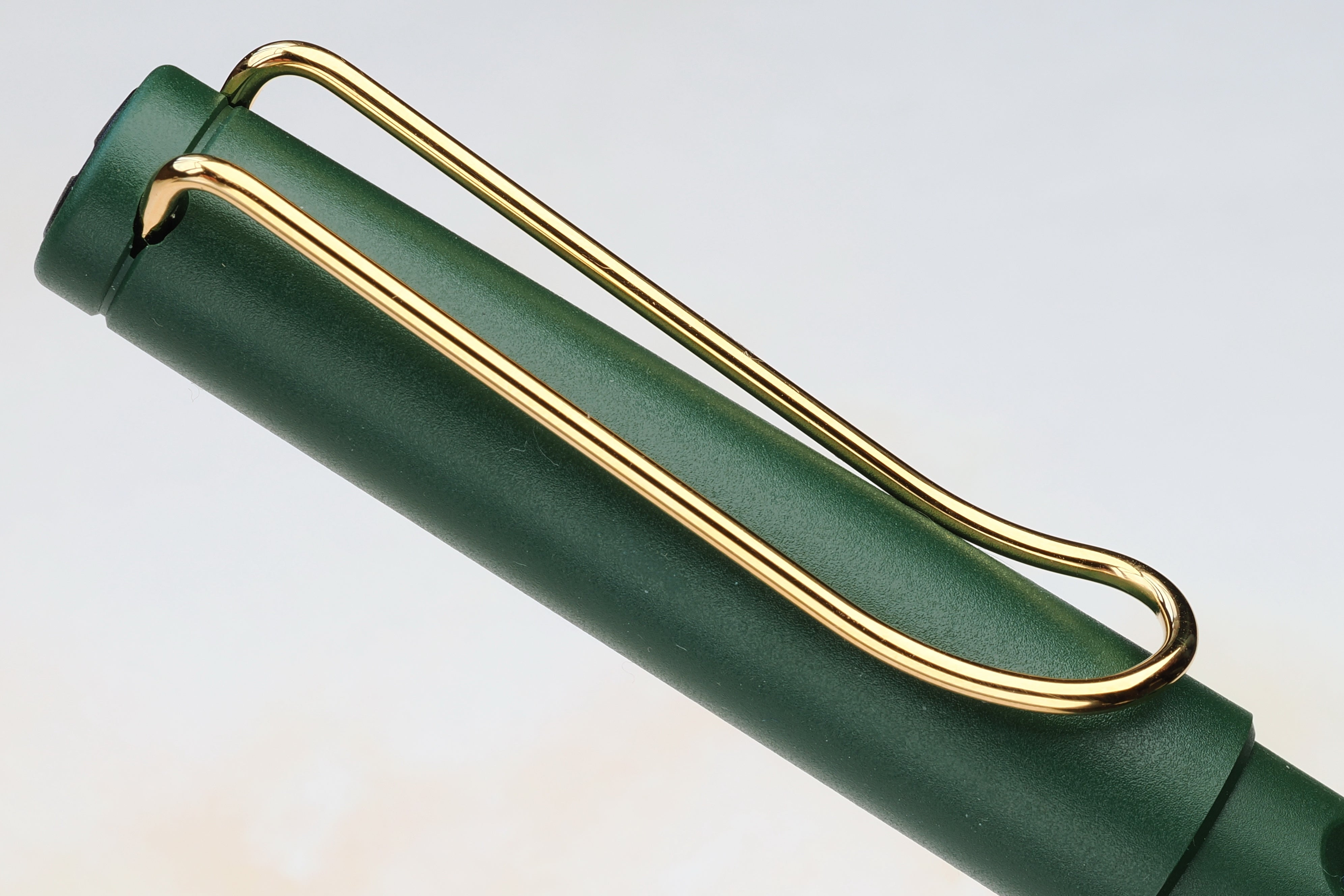 ラミー サファリ フィールドグリーン ゴールドクリップ［万年筆・14金