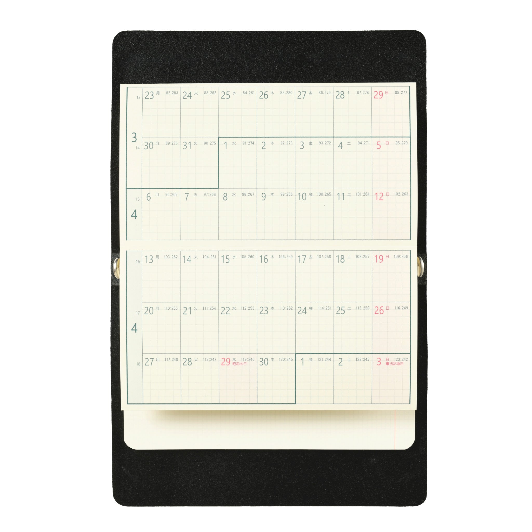 趣味文 アシュフォード コードパン黒色 M5 手帳 趣味文 アシュフォード