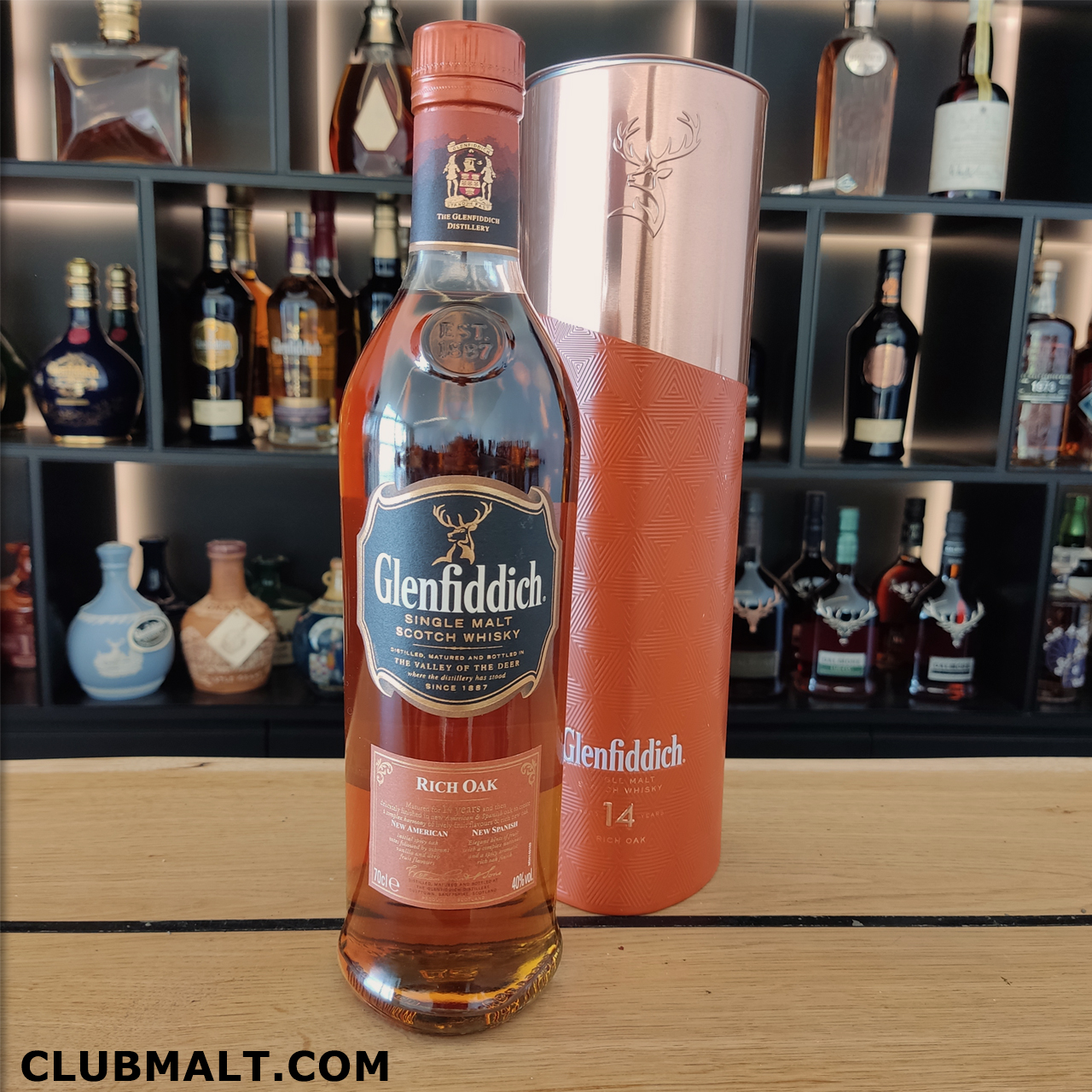 GLENFIDDICH RICH OAK 14Y 70CL - CLUB MALT