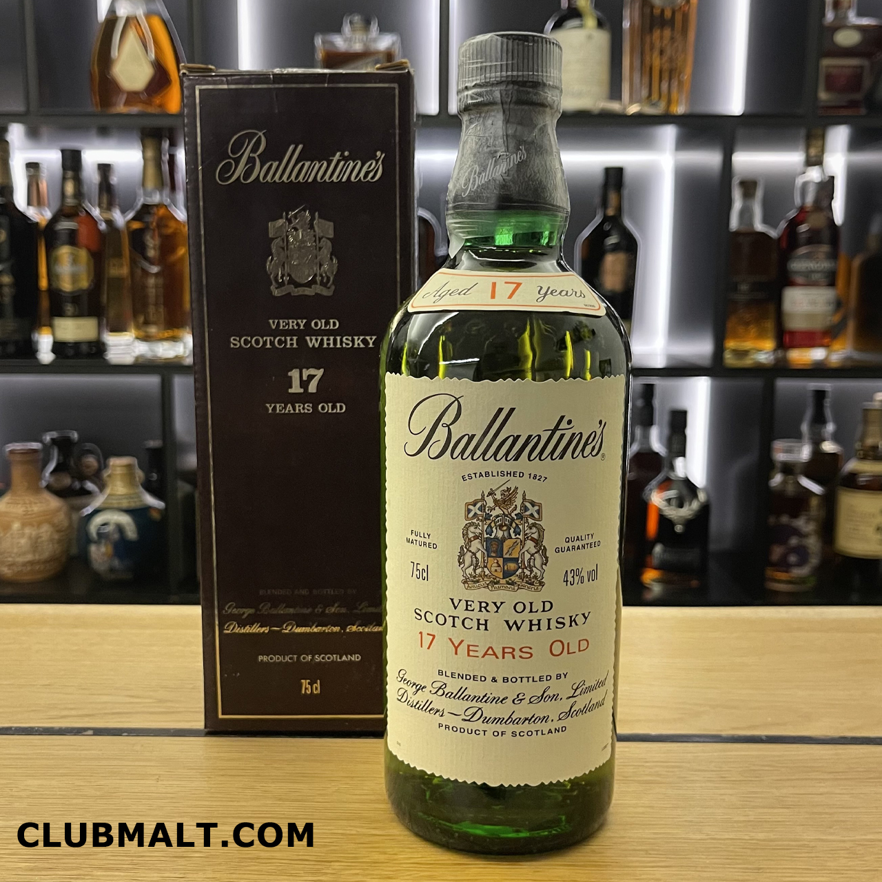 BALLANTINE'S SCOTCH WHISKY 17Y Old 75CL - CLUB MALT