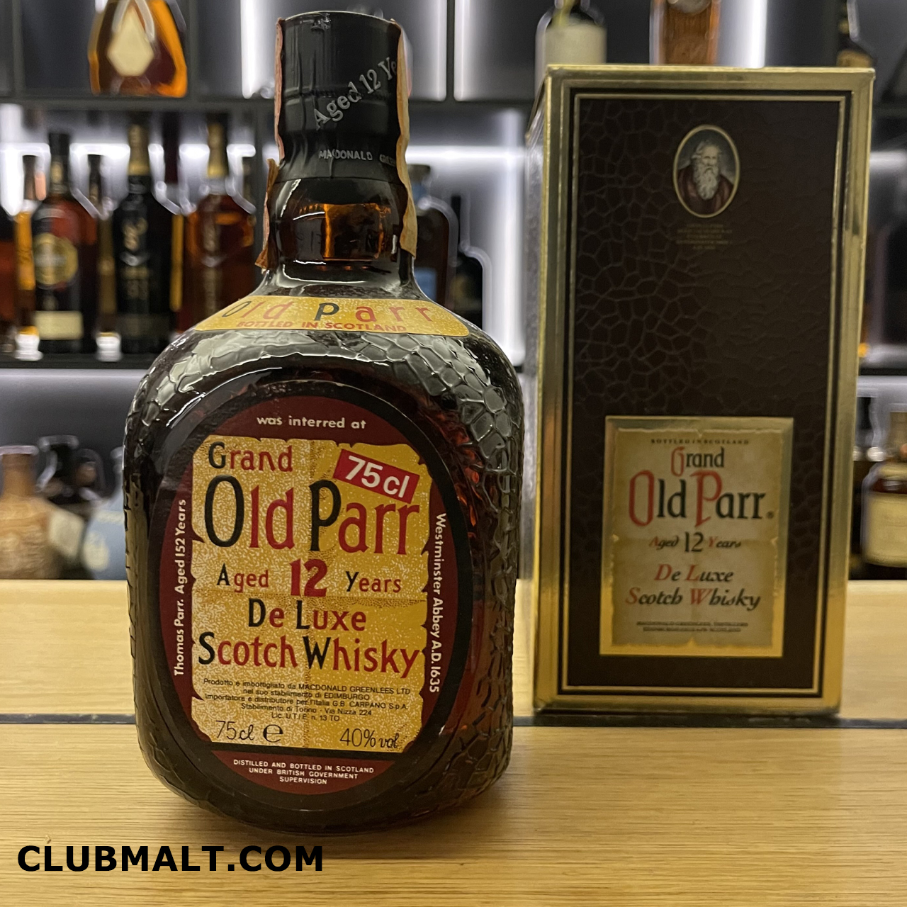GRAND OLD PARR DELUXE 152Y 12Y 75CL - CLUB MALT