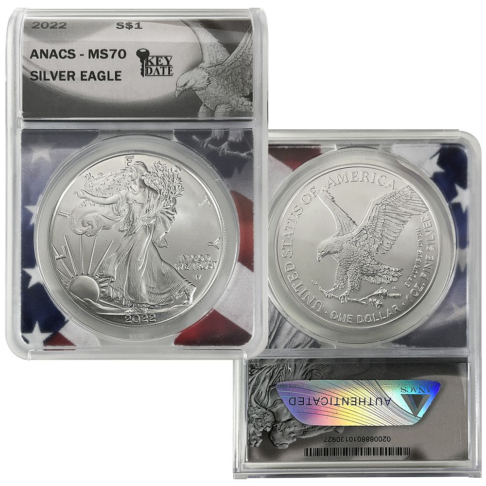 2022 Silver Eagle – MS70 | US Coins | Csnmint.com