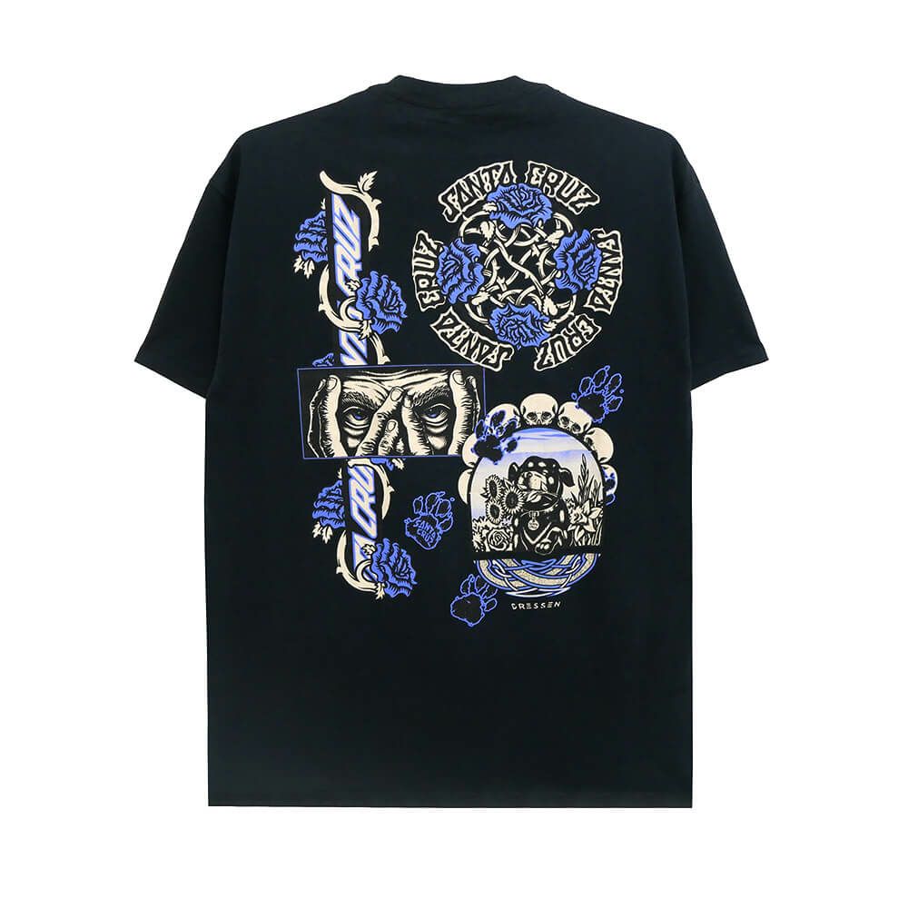 SANTA CRUZ T-SHIRT サンタクルーズ Tシャツ SCREAMING HAND BLACK