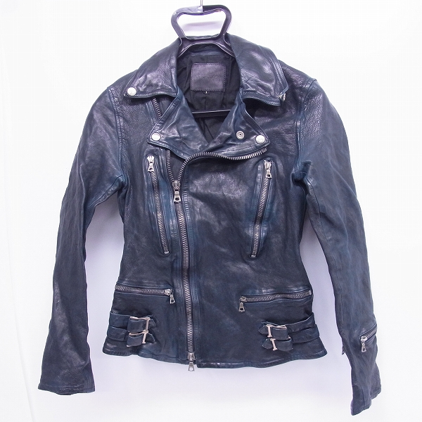 BACKLASH/バックラッシュ ドイツカーフ 牛革ダブルライダース/1115-02