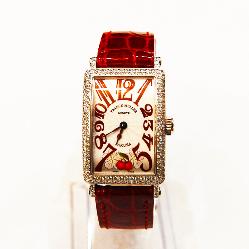 フランクミューラー ロングアイランド SAKURA 交換用時計ベルトオ