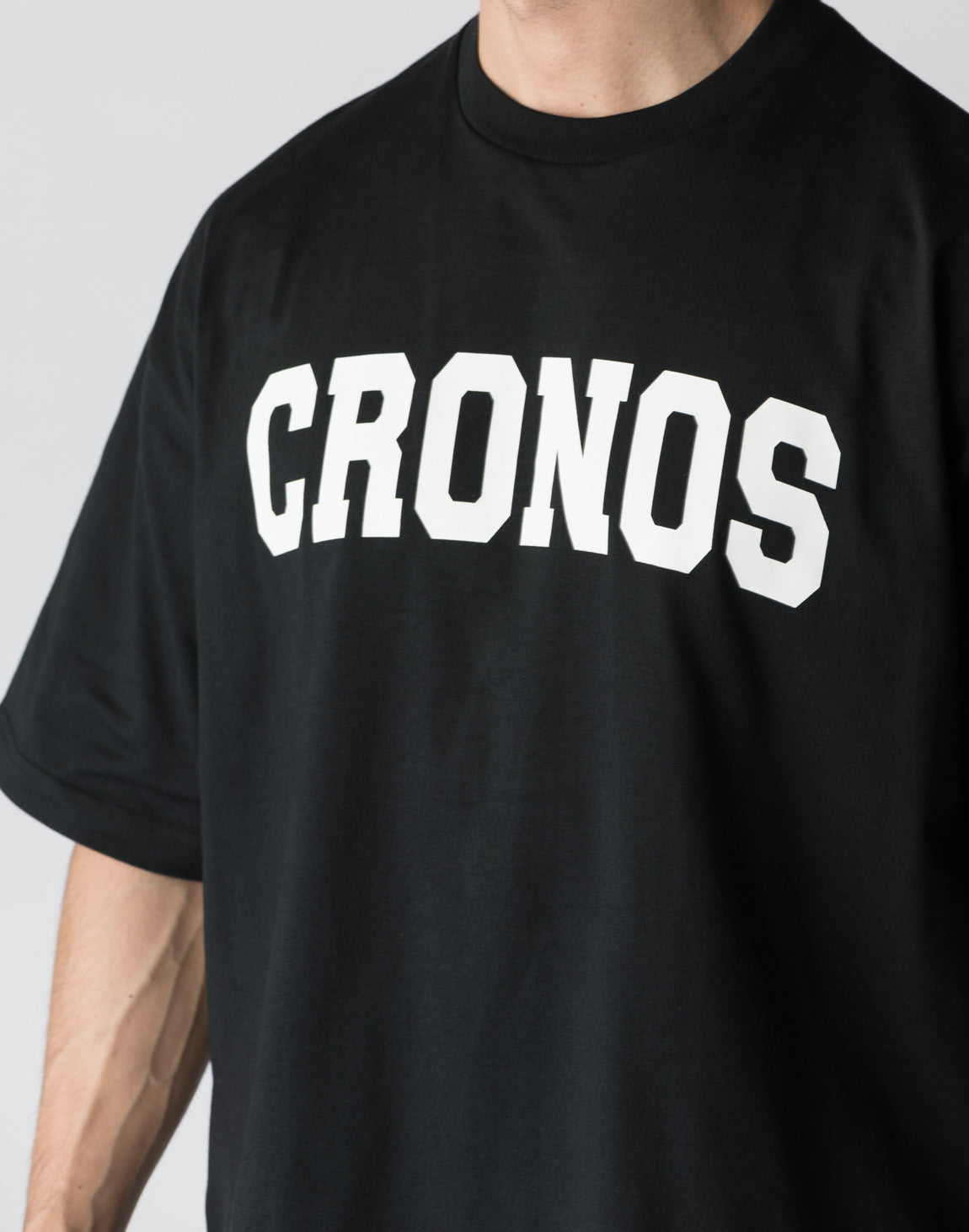 CRONOS FRONT LOGO OVERSIZE T-SHIRT【S.NAVY】