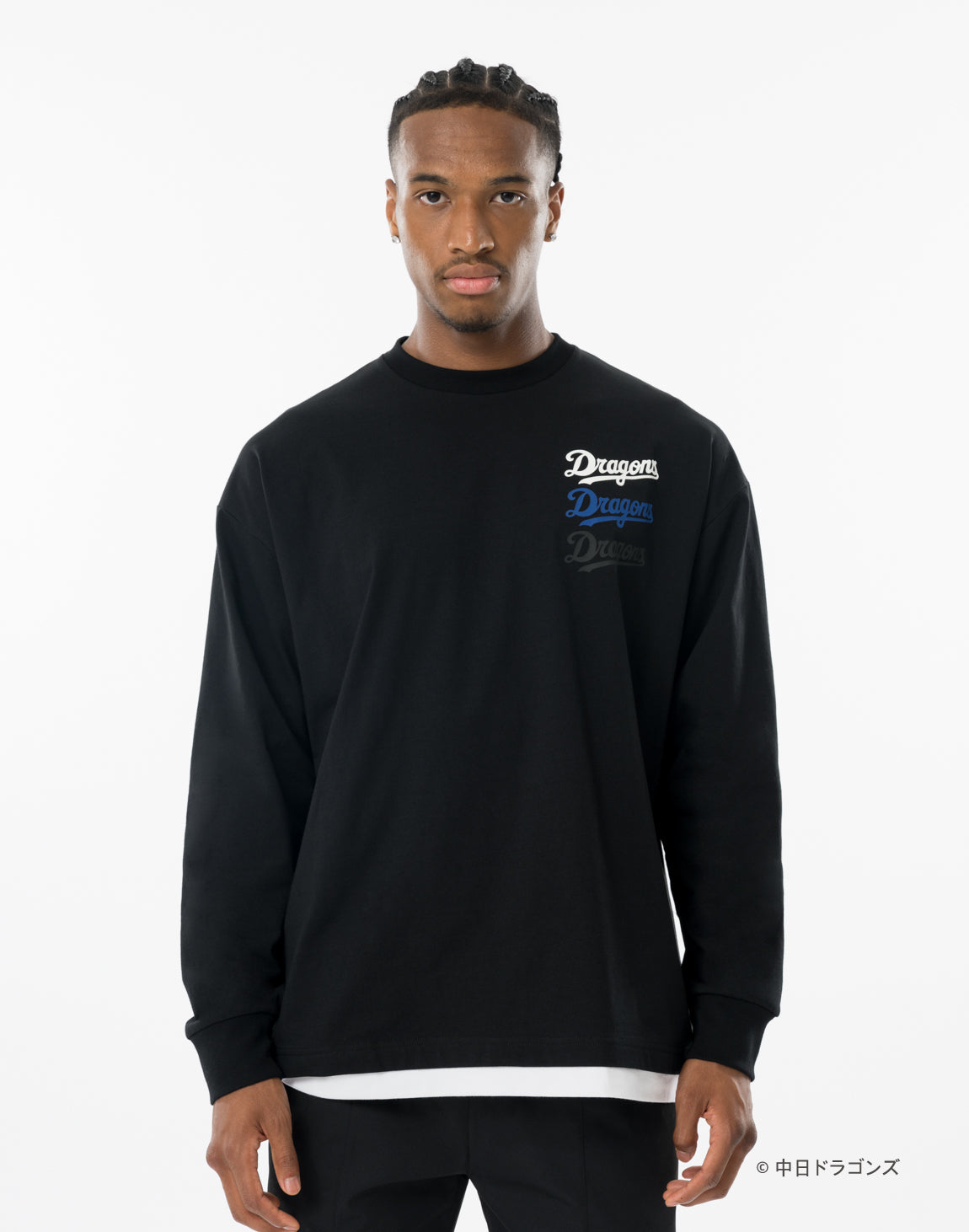 CRONOS×DRAGONS L/S TEE【BLACK】