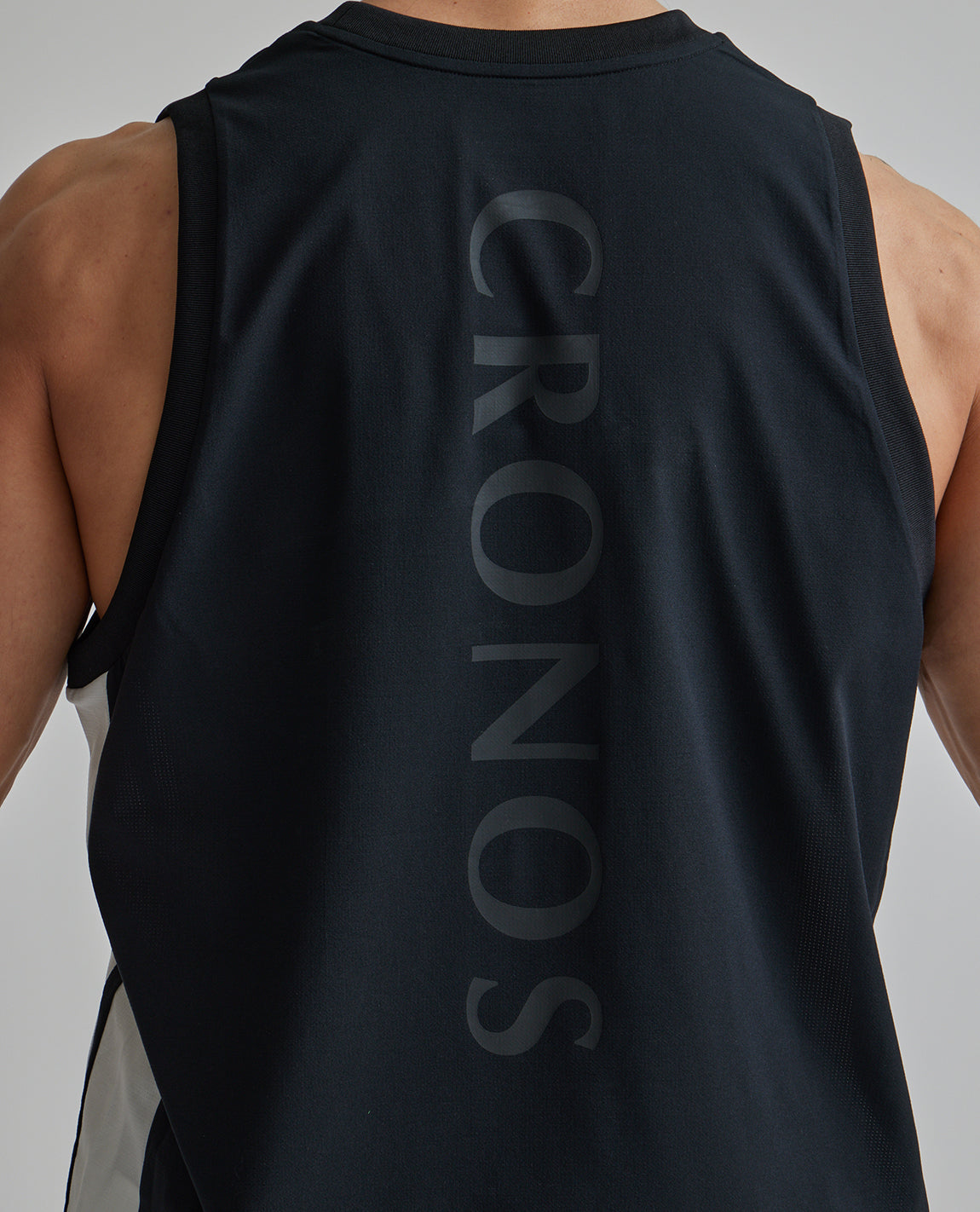 CRONOS 2LINE MESH SLEEVELESS【BLACK×YELLOW】