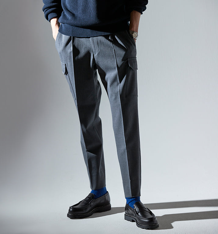 TECHWOOL® 2wayストレッチ カーゴトラウザー＆ジョガーパンツ