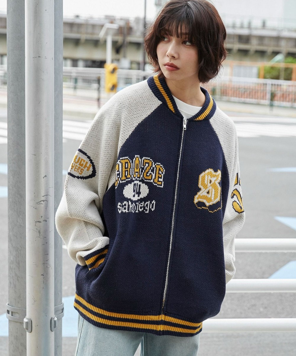 nmixx スタジャン NMIXX VARSITY JACKET - MIXX UNIVERSITY | JYP SHOP