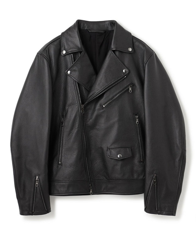blackmeans 23SS カウレザー ダブルライダースジャケット blackmeans