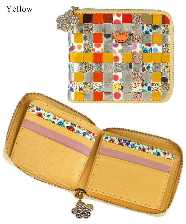 エポネコメッシュ ラウンドファスナー2つ折り財布 / tsumori chisato