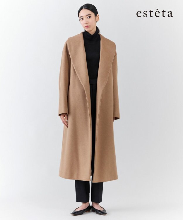 エステータ】ピュアカシミヤコート / 23区 S | ファッション通販