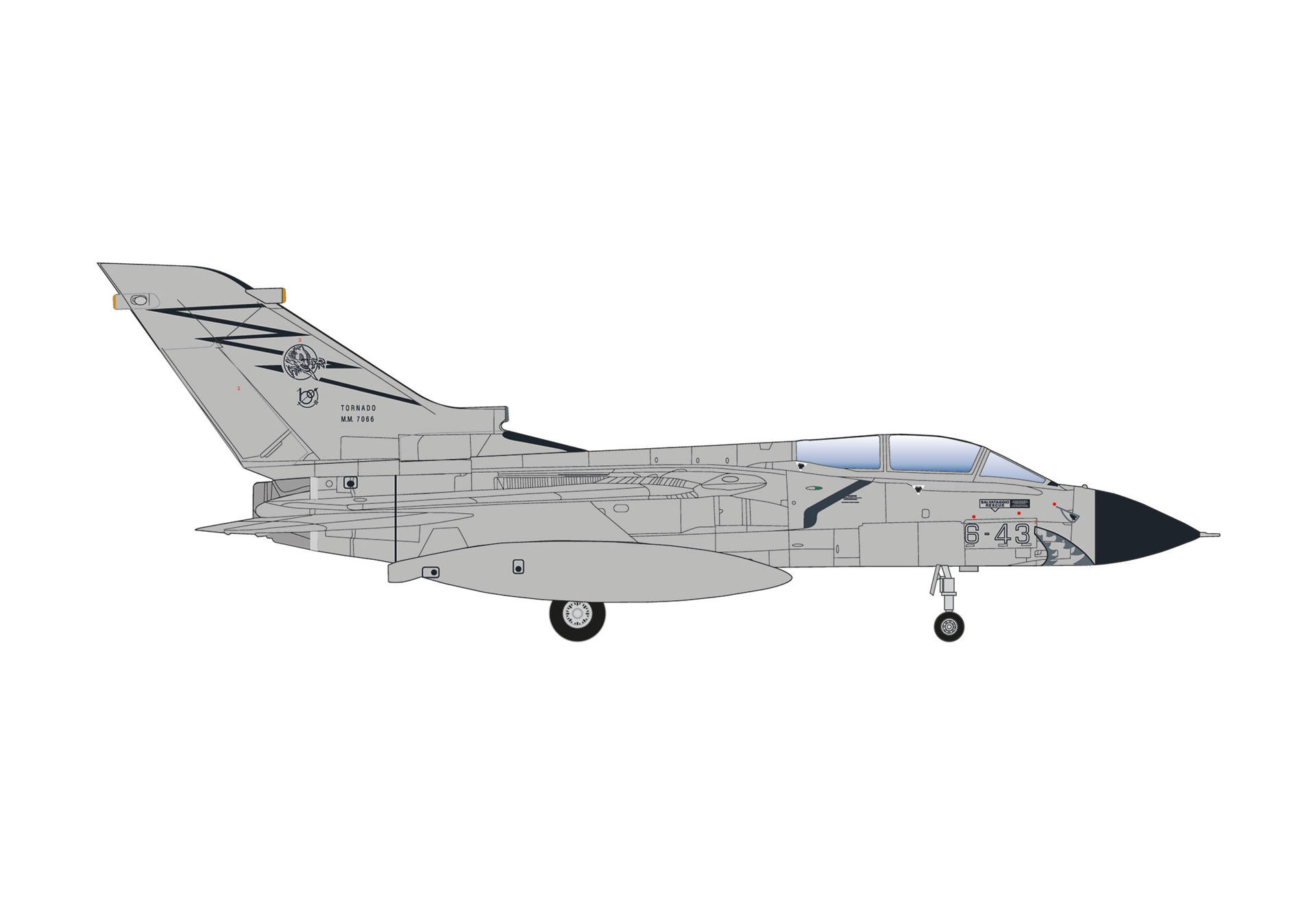 573078 Herpa Italian Air Force / イタリア空軍 トーネード ECR