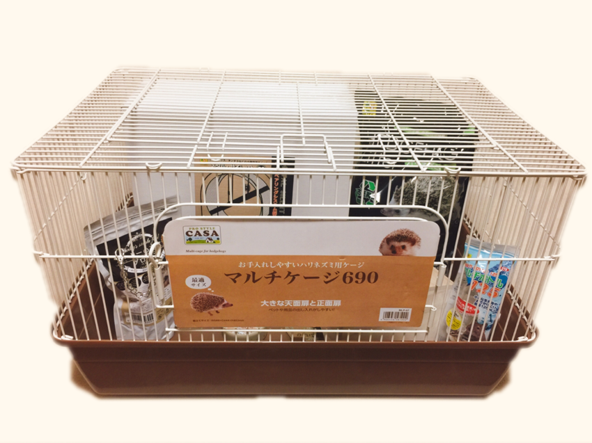 ハリネズミ マルカン CASA マルチケージ690(68.8×44.4×40.2cm
