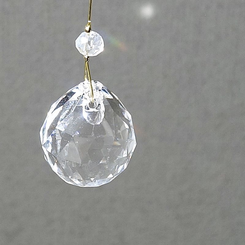 ヴィンテージ！シリア「ガラスサンキャッチャー」大きな首飾