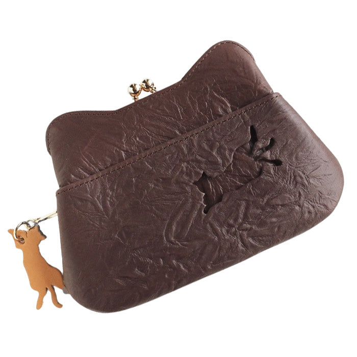 aoneco(アオネコ) がま口 ミニウォレット [an002] 革製品を手がける