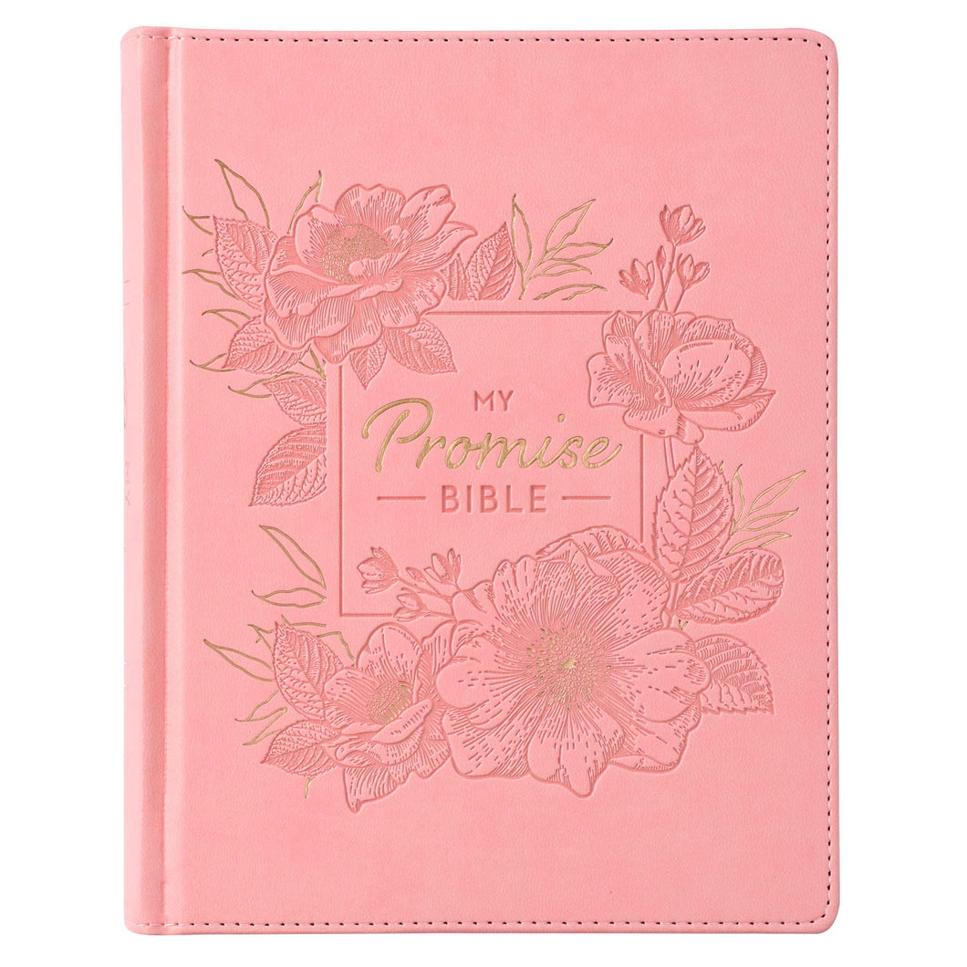 Pink Hardcover Faux Leather KJV My Promise Bible - KJV119 – Craft