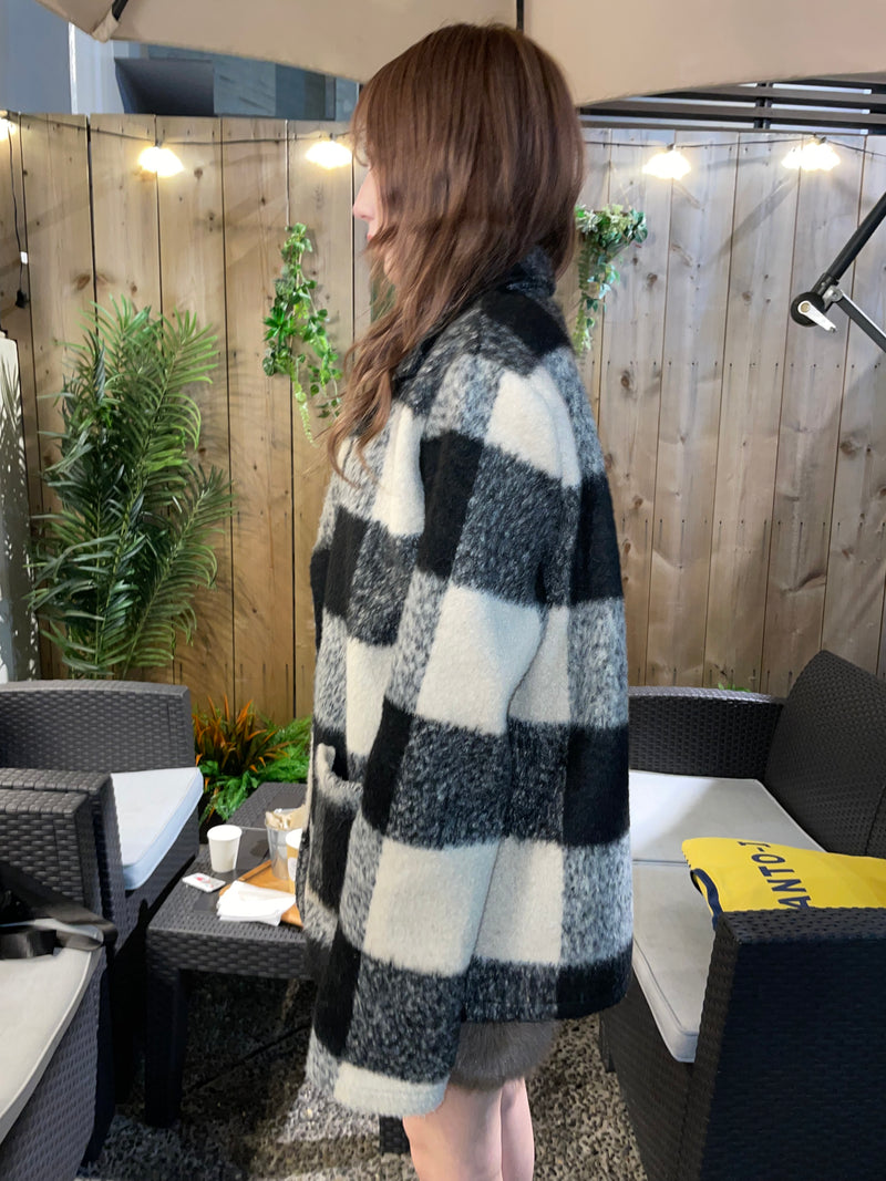 ブロックチェックコート DPB68106 – CRAMMY