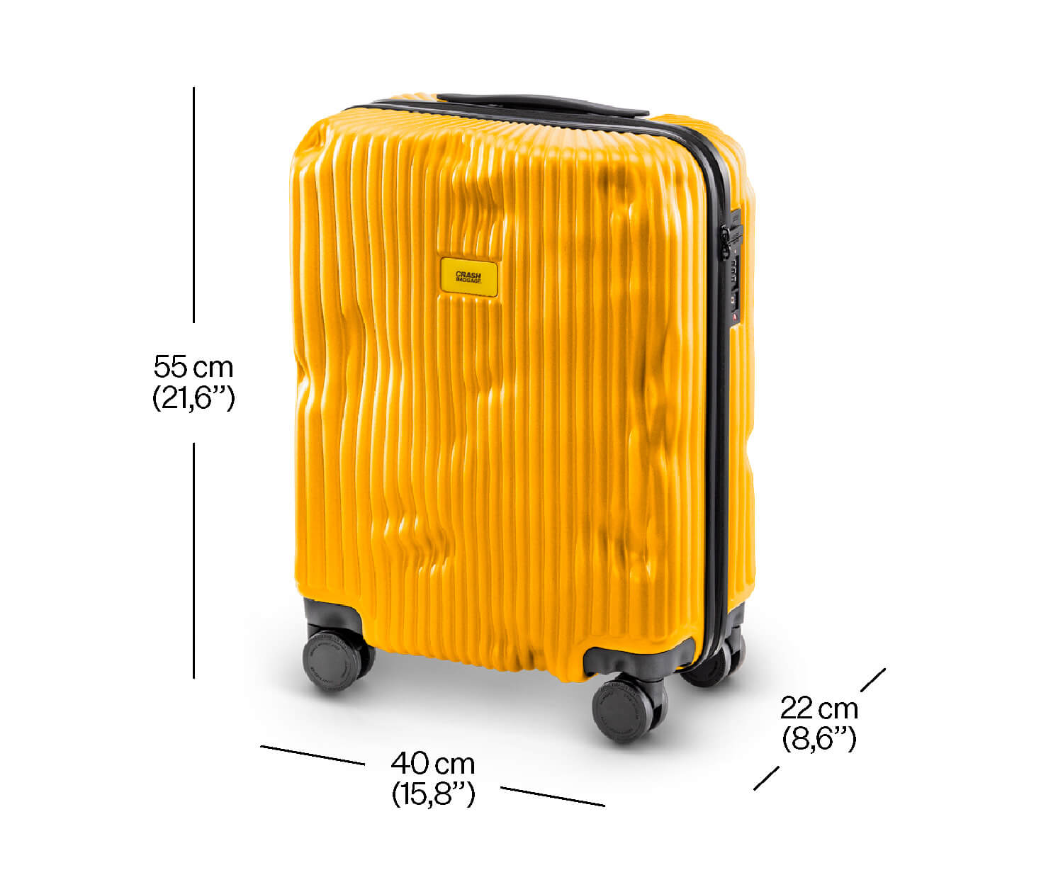 ストライプ】イエロー 1～3泊用｜ストライプ コレクション | CRASH