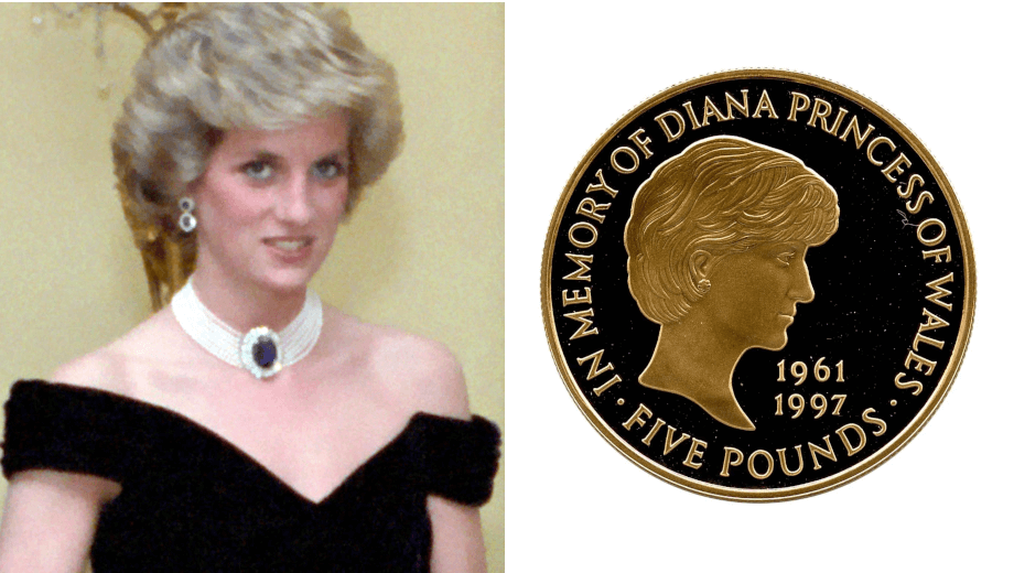 ダイアナ追悼コイン22金39.94グラム5ポンド
