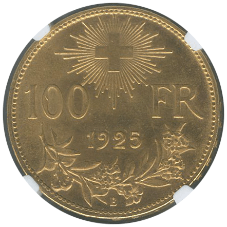 MS64+スイス金貨アルプスの少女 アルプスの少女ブレネリ☆1883年スイス