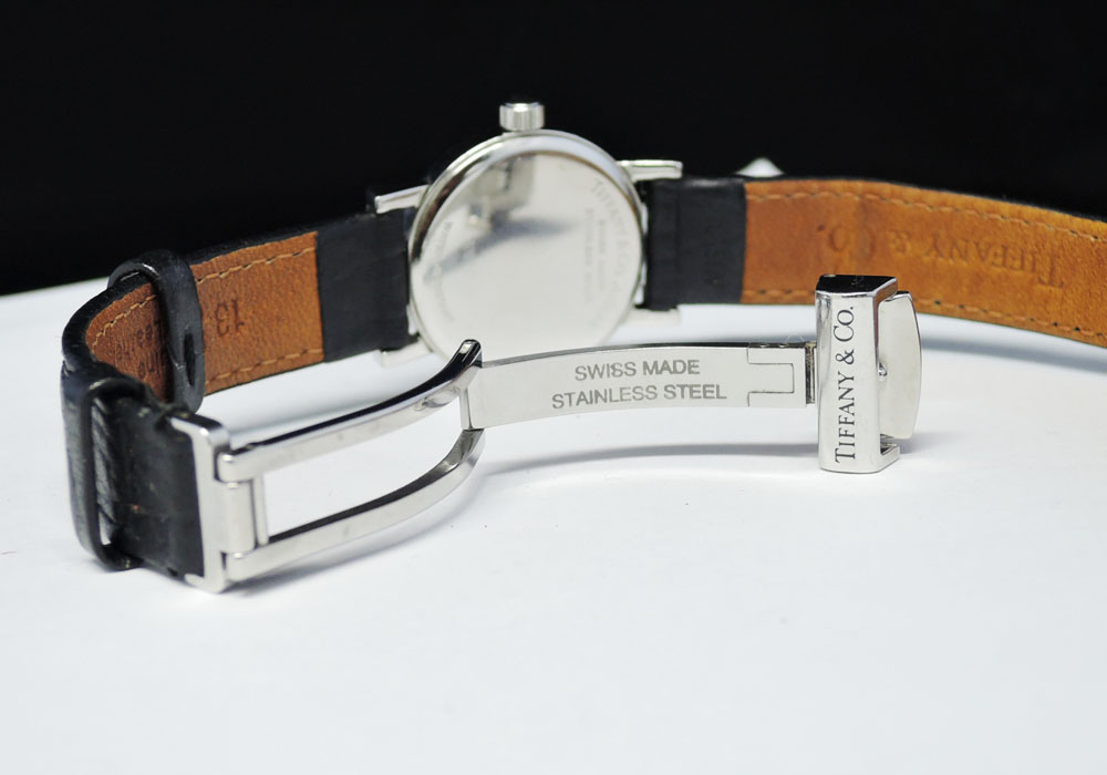 Tiffany & Co. ビンテージ レザー 時計 替えレザーベルト2本付き