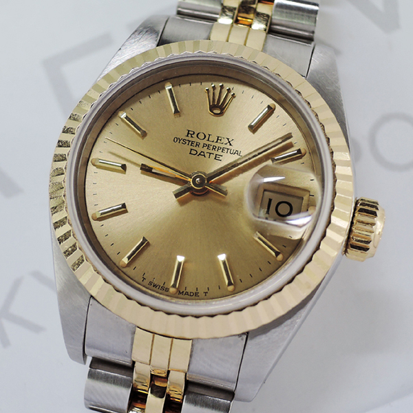 ROLEX デイトジャスト 69173 9～番 レディース 自動巻 コンビ