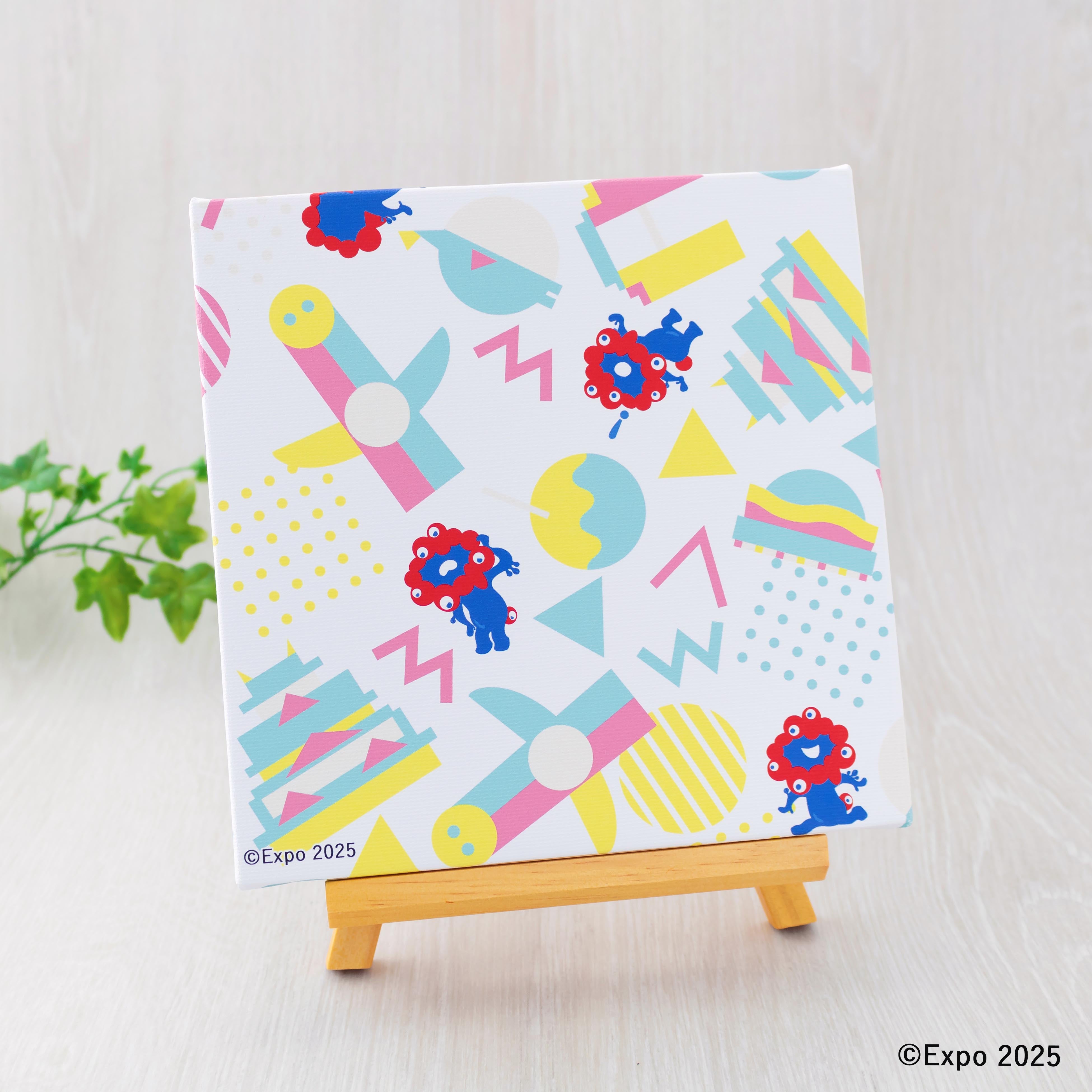 Expo 2025 ミャクミャク キャンバスジクレー印刷 レトロポップ2