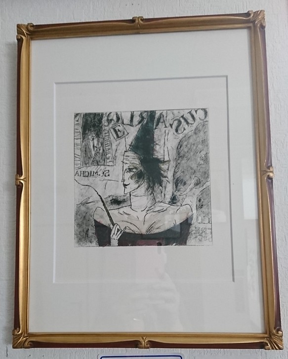 絵画 「オッ!久しぶり」河本和子作 静物画/油絵/風景画/抽象画/原画/油彩画