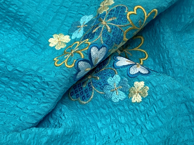 振袖用 正絹 帯揚げ 帯締めセット刺繍入り帯上げ 手組の帯〆 化粧箱