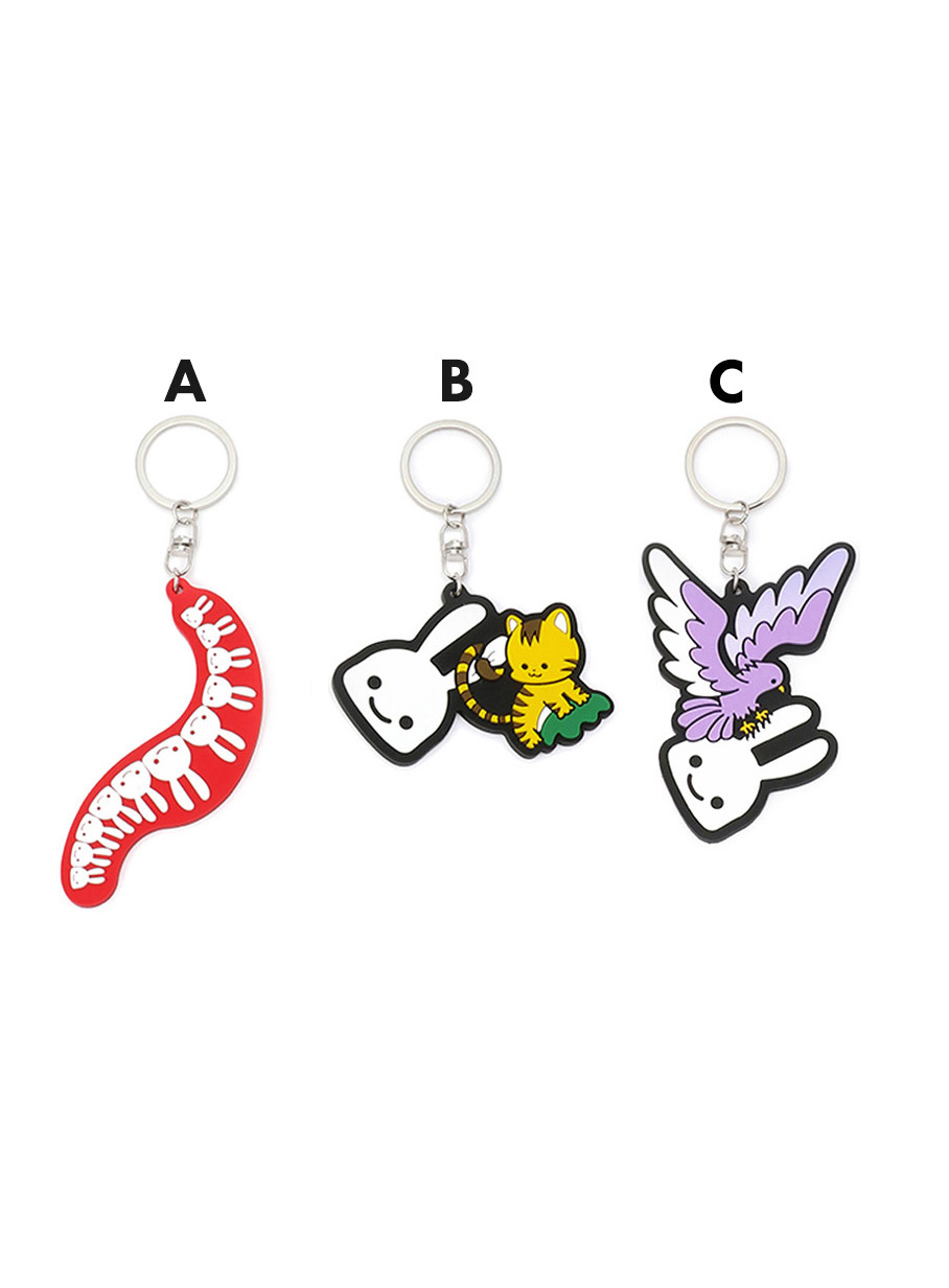 ラバーキーホルダー｜ウサギがいる｜CUNE ONLINE STORE
