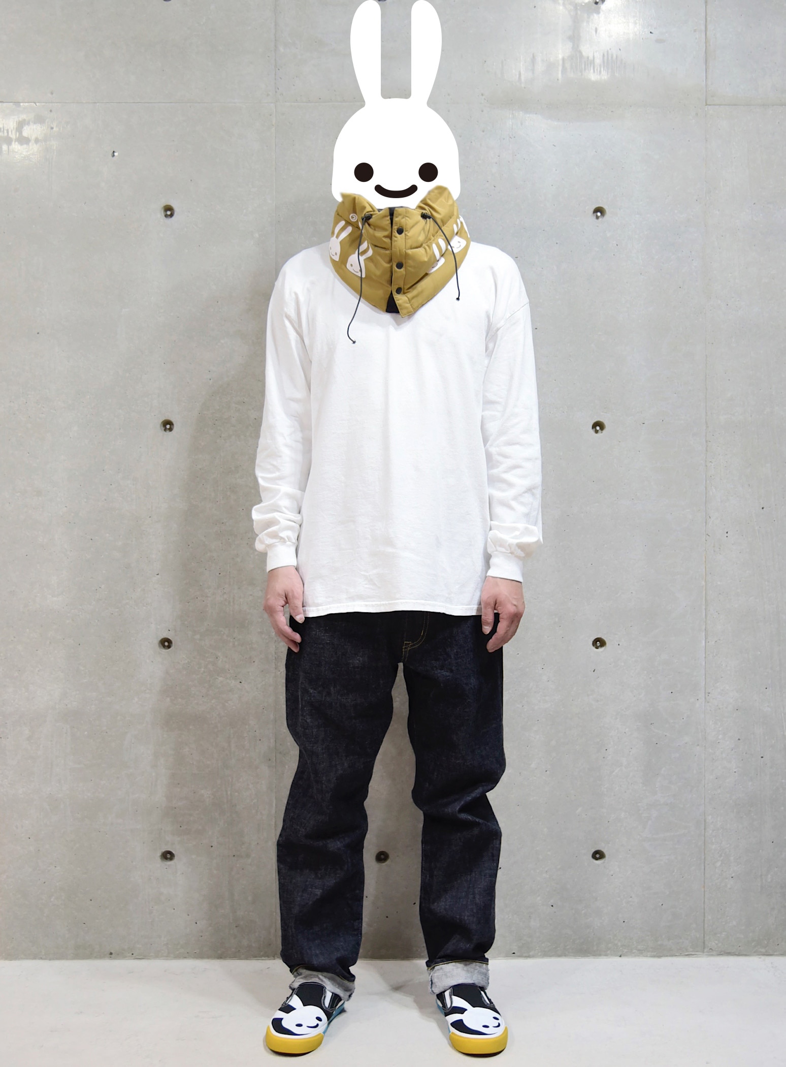 中綿ネックウォーマー｜ウサギがいる｜CUNE ONLINE STORE