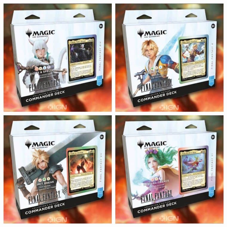 英語 統率者 FINAL FANTASY コマンダーデッキ 4個セット Y*i様 MTG