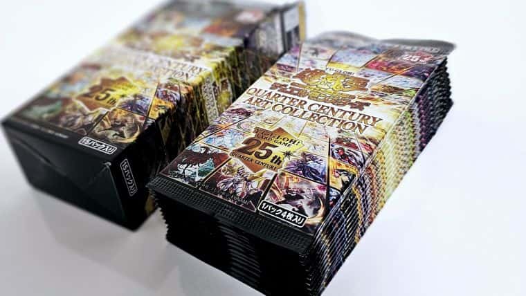 遊戯王 QUARTER CENTURY ART COLLECTION 4箱 QUARTER ART COLLECTION