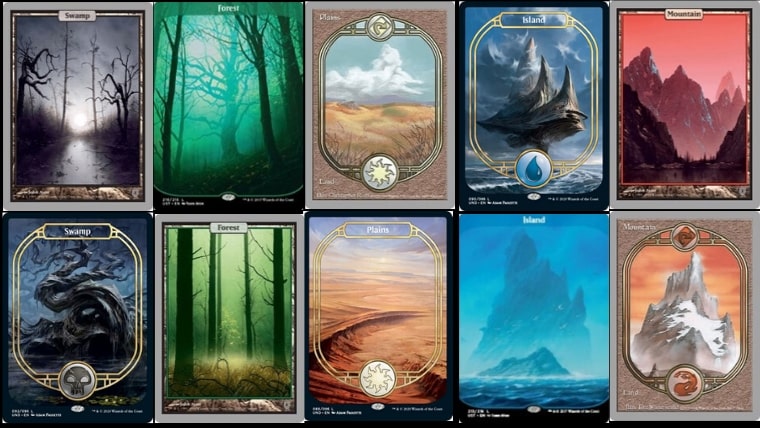 Unstable フルアート基本土地 20枚セット （4種×5枚） Unstable フル