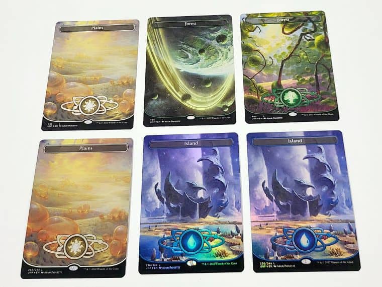 MTG unfinity 基本土地 10種 ギャラクシー Foil コンプセット 日語