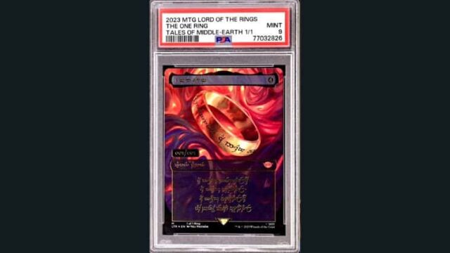 MTG 一つの指輪 日本語版 MTG 一つの指輪 foil 日本語 1枚 MTG 一つの