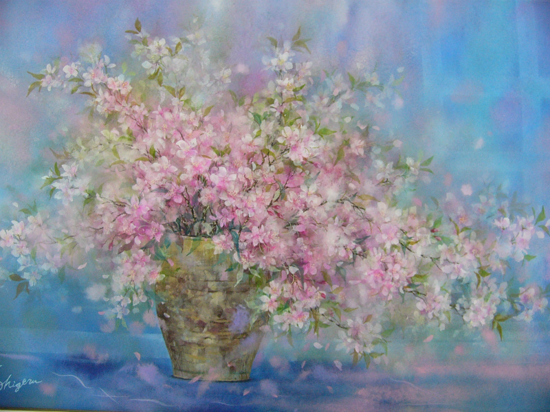 滲みと重ね塗りを生かした新たな技法 ガッシュ水彩画｜港北カルチャー