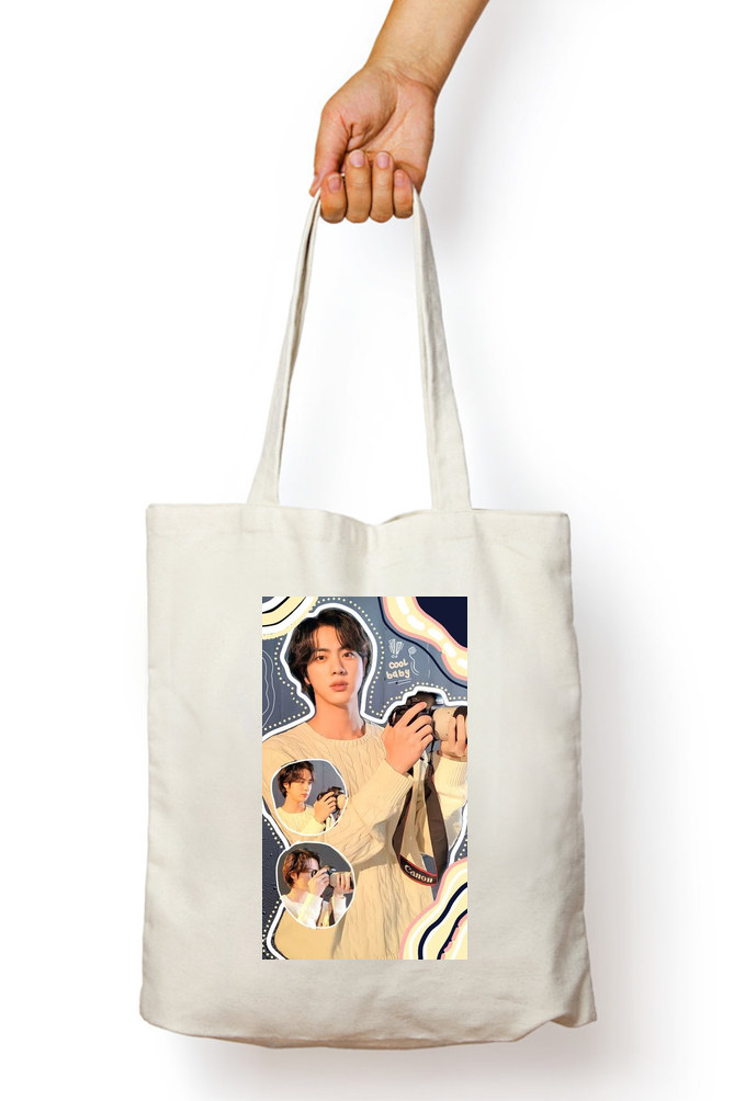 BTSジン【HAPPY】BIG TOTE BAG BTS JIN [HAPPY]Big Tote Bag JIN
