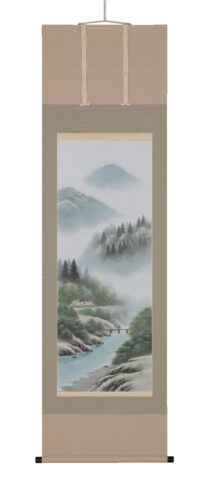 山水】尺五立 彩色山水 中野長春（図柄色々有） | 日本と海外を