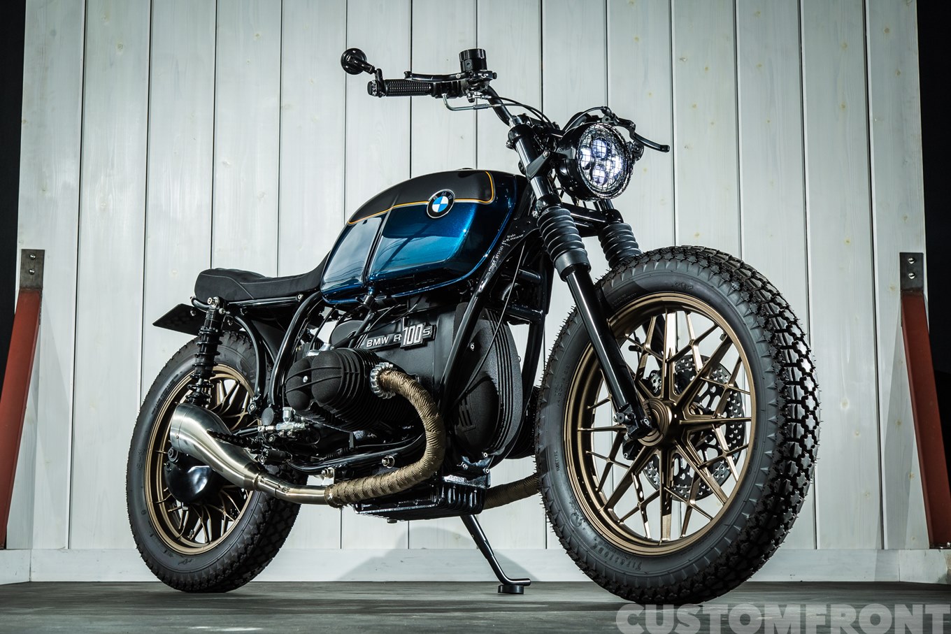 BMW R100S 1978のスクランブラーカスタム・モーターサイクルショップ