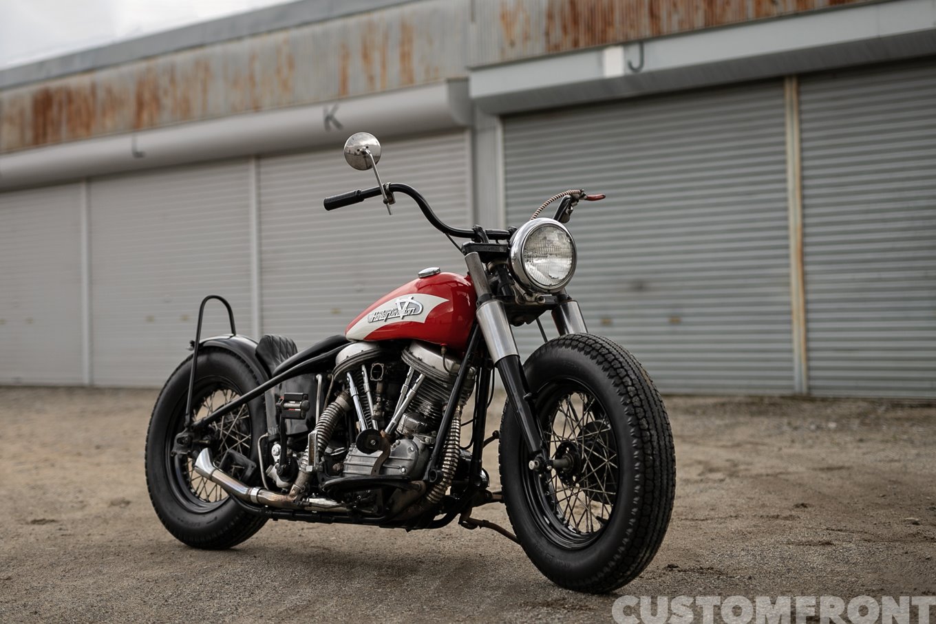 ハーレーインチライザービンテージショベルパンチョッパー旧車