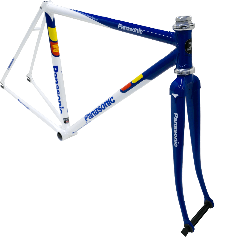 NJS Panasonic ピスト 競輪フレーム 希少レーシングカラー 560