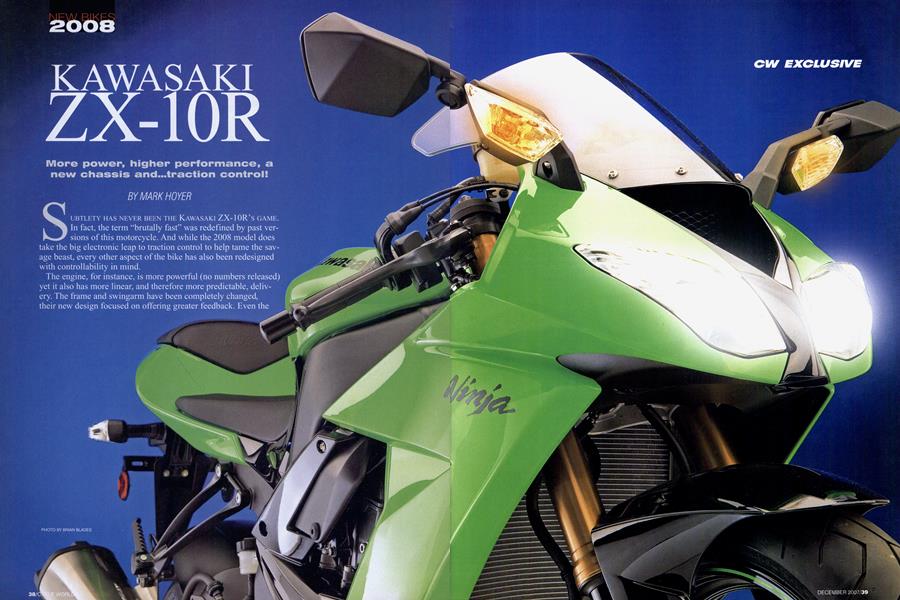 Kawasaki Zx-10r | Cycle World | DECEMBER 2007